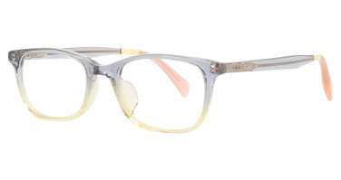 TOMS Eyeglasses ANNA RX-ANNA CRYSTAL GREY FADE/BLUSH CRY