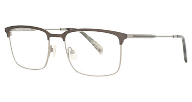 Michael Ryen Eyeglasses MR-374 Chocolate / Gunmetal/2