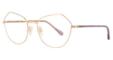 Alan J Eyeglasses AJ-512 Rose Gold / Lilac Haze/2