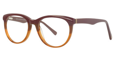 Oscar De La Renta Eyeglasses OSL727 Red/Brown/Amber Gradient/611