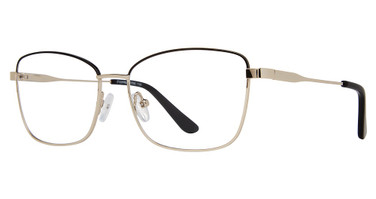 Vivid Eyeglasses EXPRESSIONS 1134 black/with gold temples