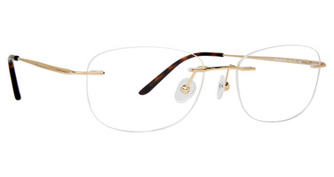 Totally Rimless Eyeglasses Infinity 03(360) Gold/GLD