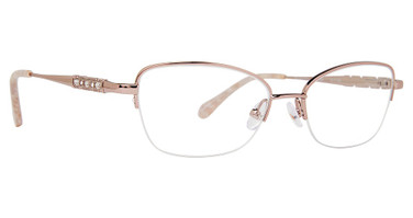 Badgley Mischka Eyeglasses Pierrette Rose/Gold/RGD