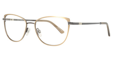 Easyclip Eyeglasses EC624 Gold & Dark Grey/10