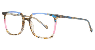 Takumi Eyeglasses TK1257 Grey Brown Marbled & Blue Transp & Pink Transp/15