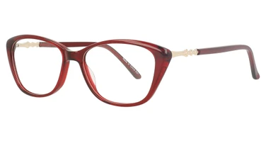 Continental Optical Imports Eyeglasses Precision 506 Burgundy Red