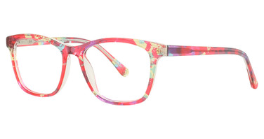 PEACE LOVE Eyeglasses BEYOURSE CLEAR/SPLATTER
