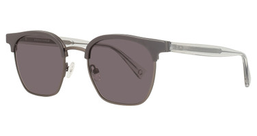 David Spencer Eyewear Eyeglasses Woodrow Sun Pewter w/Smoke Crystal/276