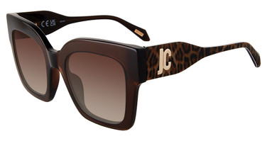 Just Cavalli Eyeglasses SJC019 Transparent Dark Brown 0AAK