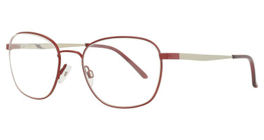 Vue Eyeglasses V1127 RED/GUN/C1