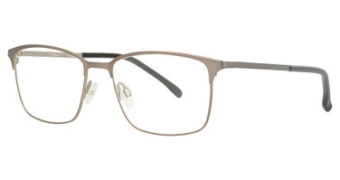 Vue Eyeglasses V1129 BROWN/GUN/C1
