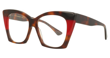 ILLA Eyeglasses Maddalena C35G BROWN TORTOISE/RED MILKY