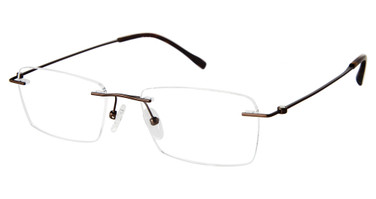 TLG Eyeglasses NU071 BROWN/C01