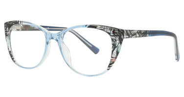 Enhance Eyeglasses 4460 Blue Crystal
