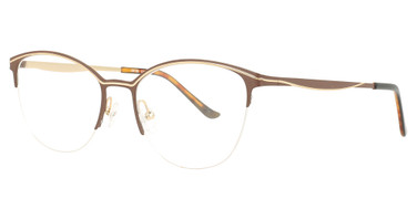 Grace Eyeglasses G8186 BROWN/GOLD/C1