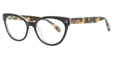 Vue Eyeglasses V1181 BLK/CRYSTAL/C1