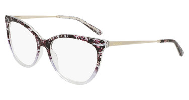 Bebe Eyeglasses BB5235 BLACK ROSE FLORAL/001
