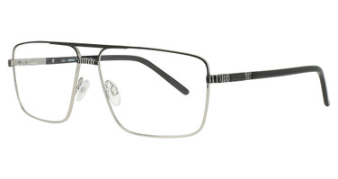 Gridiron Eyeglasses BOULDER BLACK/SILVER/C1