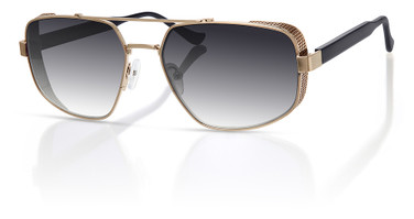 Denon Eyewear Eyeglasses BOGDAN Shiny Brushed Gold_Blue Gradient