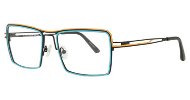 Encore Vision Eyeglasses RN630 Blue/Black/Orange