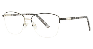 Cote d Azur Eyeglasses CDA 293 Black/Chrome/1