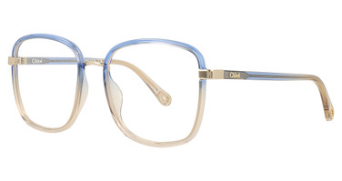 Chloé Eyeglasses CH0034O BLUE-BLUE-TRANSPARENT/002