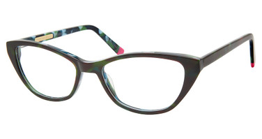 Christian Siriano Eyeglasses DORIAN GREEN BLACK/GRNBK