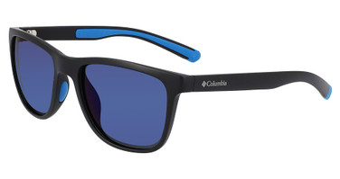 Columbia Eyeglasses C567SP RIVER CHILL MATTE BLACK & BLUE/BLUE MIRROR/004
