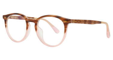 TOMS Eyeglasses CYPRUS RX- CYPRUS MOCHA BLUSH STRIATED/BLU