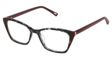 Kliik:denmark Eyeglasses K-801 BLACK FEATHER CHERRY/S400