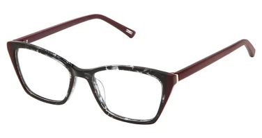 Kliik:denmark Eyeglasses K-801 BLACK FEATHER CHERRY/S400