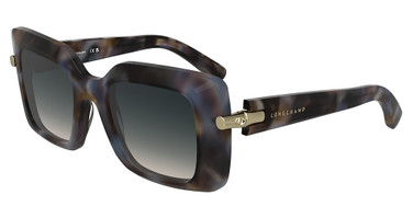 Longchamp Eyeglasses LO776S N BLUE HAVANA/430