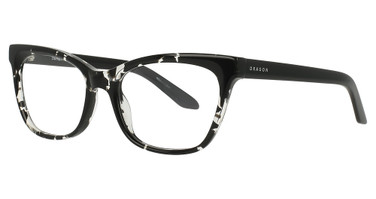 Dragon Eyeglasses DR2055 N BLACK CRYSTAL TORT/BLACK/005