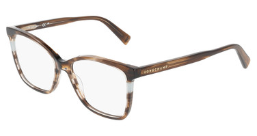 Longchamp Eyeglasses LO2741 N STRIPED BROWN/211