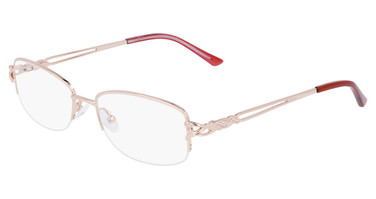 Marchon NYC Eyeglasses TRES JOLIE 198 N ROSE GOLD/770