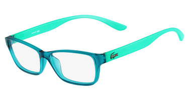 Lacoste Eyeglasses L3803B N AQUA WITH PHOSPHO TEMPLES/444