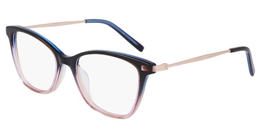 DKNY Eyeglasses DK7010 N CRYSTAL NAVY/PEACH GRADIENT/480