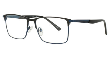 Adin Thomas Eyeglasses AT-660 Black / Navy/2