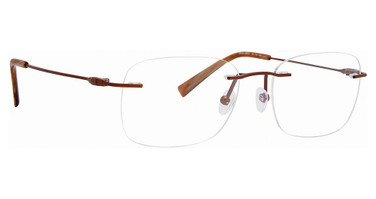 Totally Rimless Eyeglasses Amias 388 BROWN/BRN