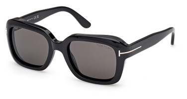 Tom Ford Eyeglasses FT1283 shiny black / smoke/01A