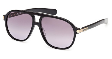 Adidas Originals Eyeglasses OR0136 shiny black / gradient smoke/01B