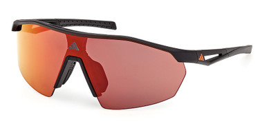 Adidas Sport Eyeglasses SP0116 matte black / roviex mirror/02L