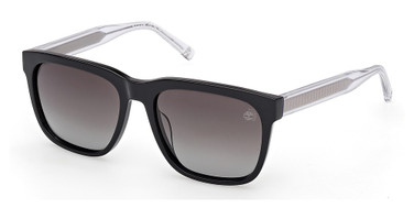 Timberland Eyeglasses TB00059 shiny black / smoke polarized/01D