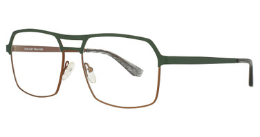 I Optics Eyeglasses CLAUDE GRN/BRZ/03