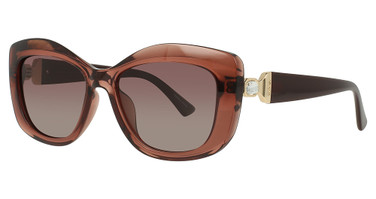 INVU Eyeglasses INVU-341 Spice / Gold / Mahogany/3