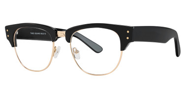 Times Square Eyeglasses BOLD GOLD BLACK
