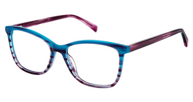 THE COLLECTIVE Eyeglasses Independence Plaza Blue/BLU