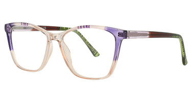 Enhance Eyeglasses 4574 Champagne/Purple