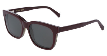 Paul Smith Eyeglasses PS25609 CLIP MADRON BURGUNDY/TRANSPARENT KHAKI/602