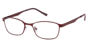 London Fog Eyeglasses London Fog 628 Matte Burgundy